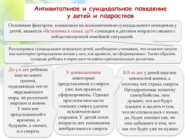 Профилактика несчастных случаев.